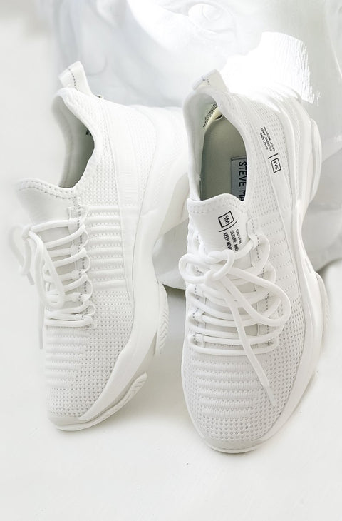 Steve Madden Men's White Macdad Sneakers | Steve Madden In Lebanon