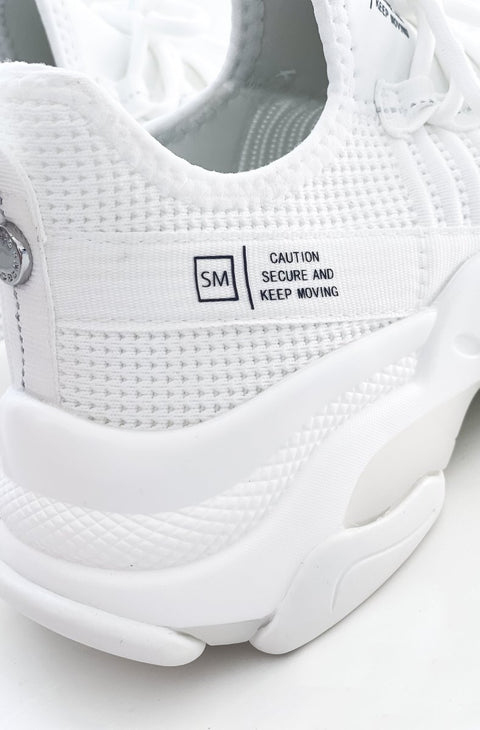 Steve Madden Men's White Macdad Sneakers | Steve Madden In Lebanon