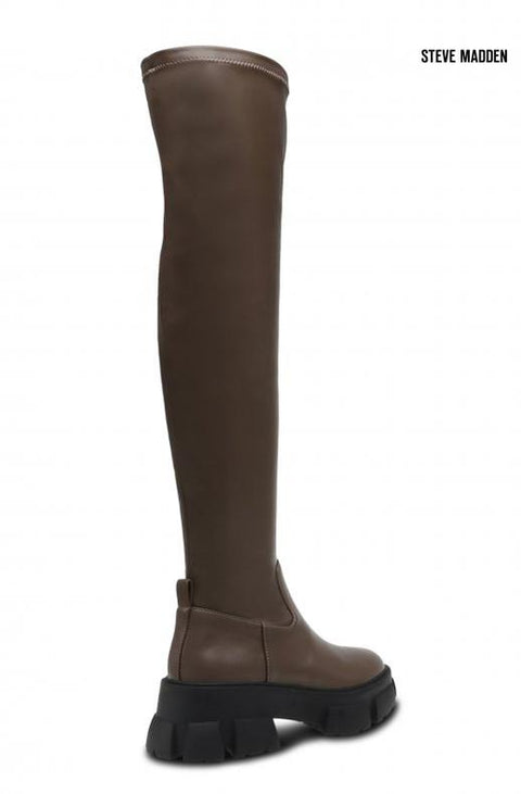 Steve Madden Women's Dark Taupe Riveredge Knee Boots |Steve Madden in Lebanon