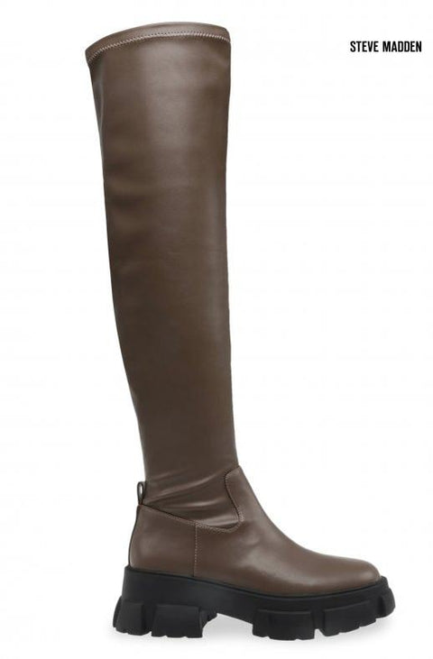 Steve Madden Women's Dark Taupe Riveredge Knee Boots |Steve Madden in Lebanon