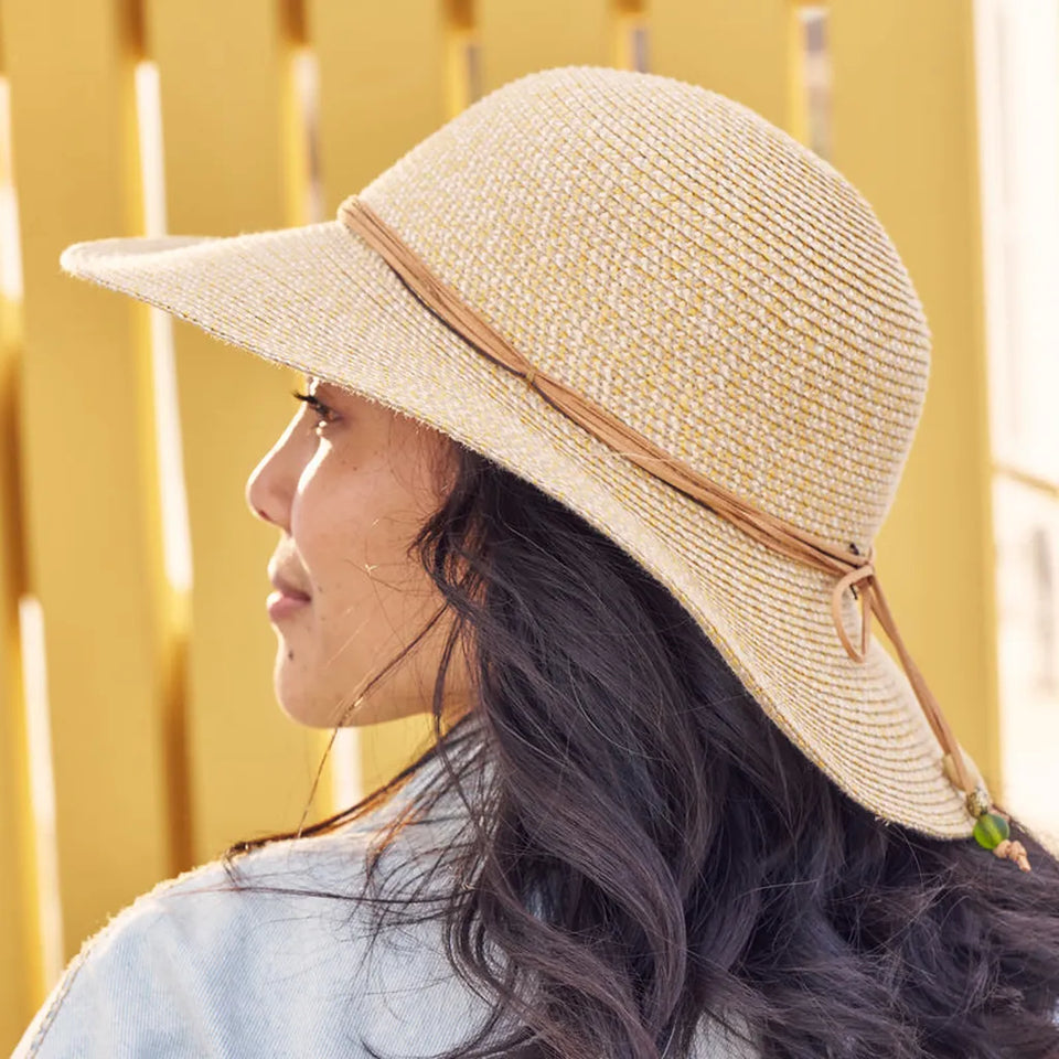 Sunday Afternoons Women's Beige Straw Sol Seeker Hat