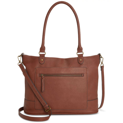 Style & Co Women's Brown Leather Hudsonn Tote Bag |Style & Co In Lebanon