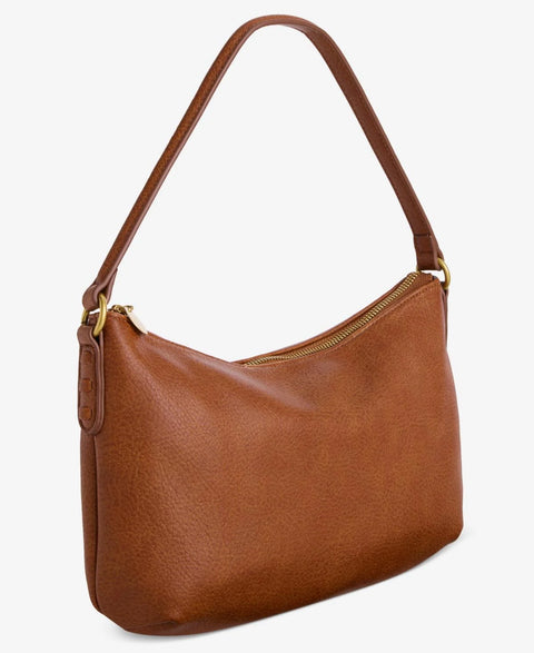 Style & Co Women's Brown Medium Zippered Shoulder Bag | Style & Co In Lebanon