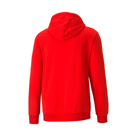 PUMA Men's Red Essentials Big Logo Fleece Hoodie | PUMA In Lebanon