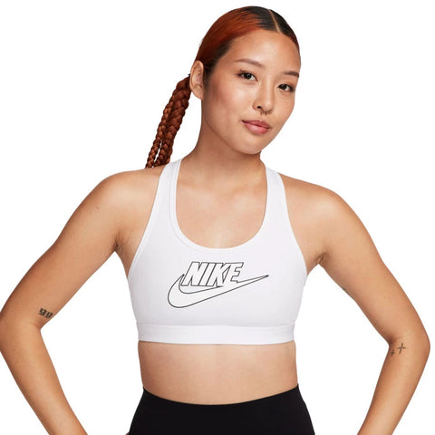 Nike Women's White with Logo  Sport Bra | Nike  in Lebanon