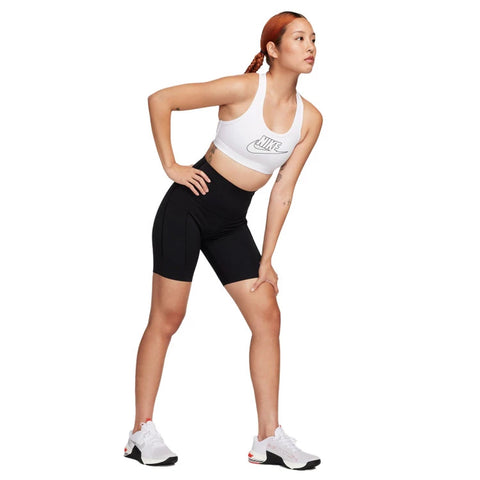 Nike Women's White with Logo  Sport Bra | Nike  in Lebanon