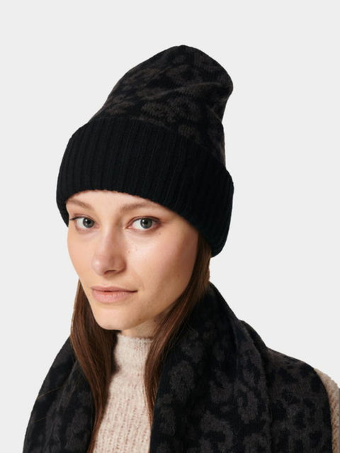 Sweaty Betty Women's Black Blend Jacquard Beanie Hat | Sweaty Betty In Lebanon