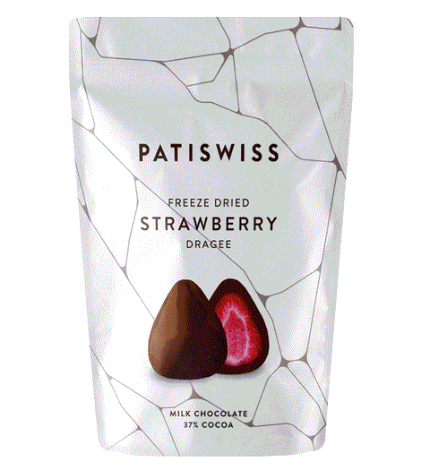Patiswiss Milk Chocolate Strawberry Dragee 80g | Patiswiss In Lebanon