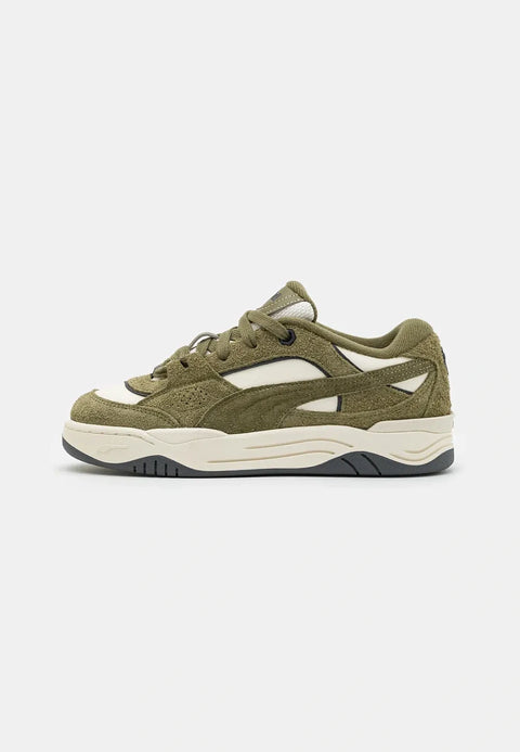 PUMA Men's Olive Green & Off White Puma- 180 Pop Sneakers | Puma In Lebanon