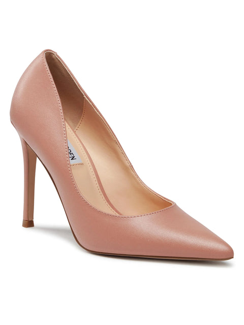 Steve Madden Women's Blush Leather Evelyn-E Pump Heels | Steve Madden In Lebanon