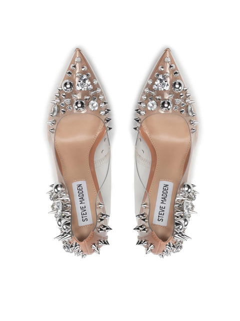 Steve Madden Women's Clear Synthetic Veronicka Heels|Steve Madden In Lebanon