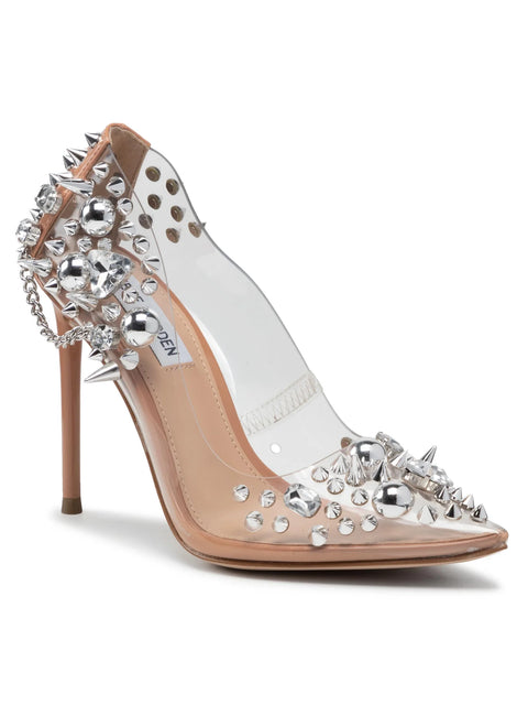 Steve Madden Women's Clear Synthetic Veronicka Heels|Steve Madden In Lebanon