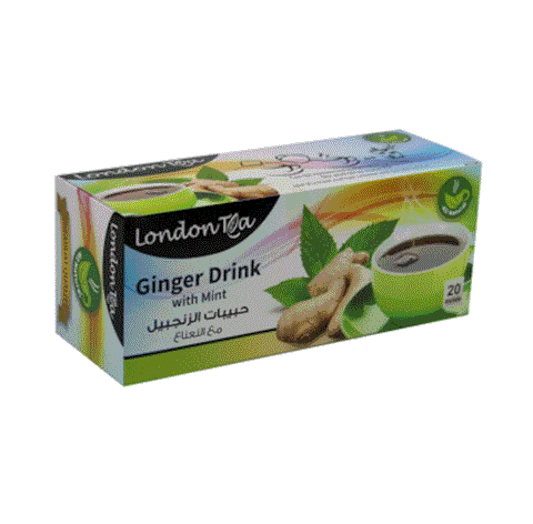 London Tea Ginger & Mint 20-Bags | London Tea In Lebanon