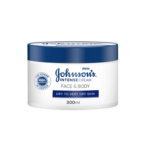 Johnson's Intense Cream Face & Body 300ml | Johnson's In Lebanon