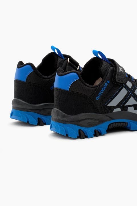 Tonny Black Kids Black & Blue Sneakers | Tonny Black In Lebanon