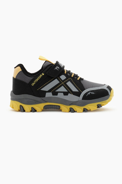 Tonny Black Kids Black & Yellow Sneakers | Tonny Black In Lebanon