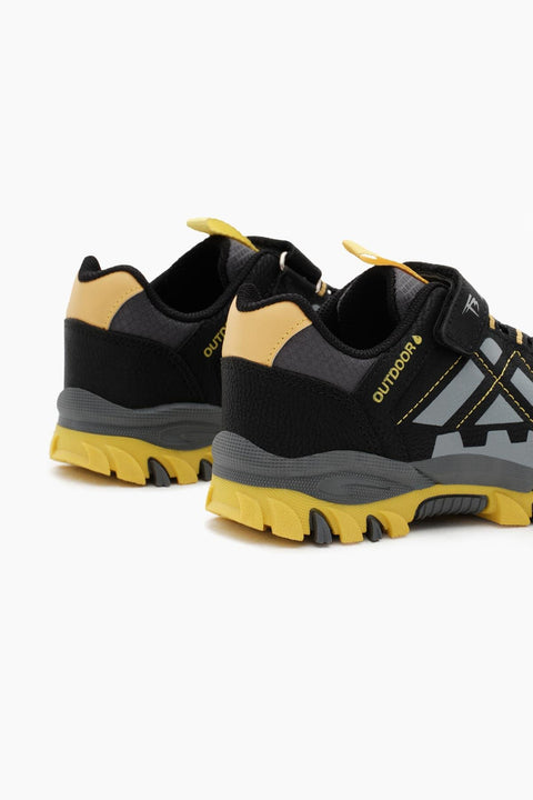Tonny Black Kids Black & Yellow Sneakers | Tonny Black In Lebanon