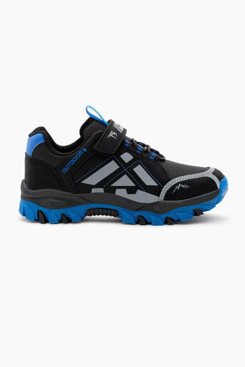 Tonny Black Kids Black & Blue Sneakers | Tonny Black In Lebanon