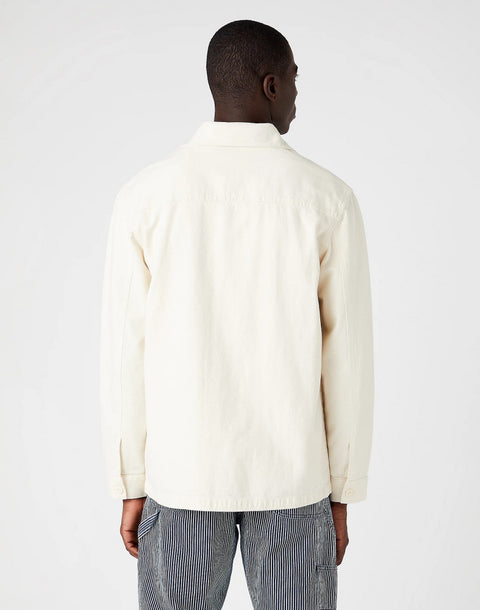 Wrangler Men's Off White Chore Jacket | Wrangler In Lebanon