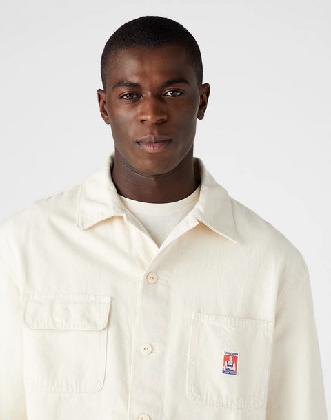 Wrangler Men's Off White Chore Jacket | Wrangler In Lebanon