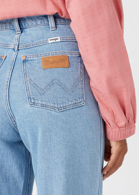 Wrangler Women's Blue Barrel Jeans | Wrangler In Lebanon