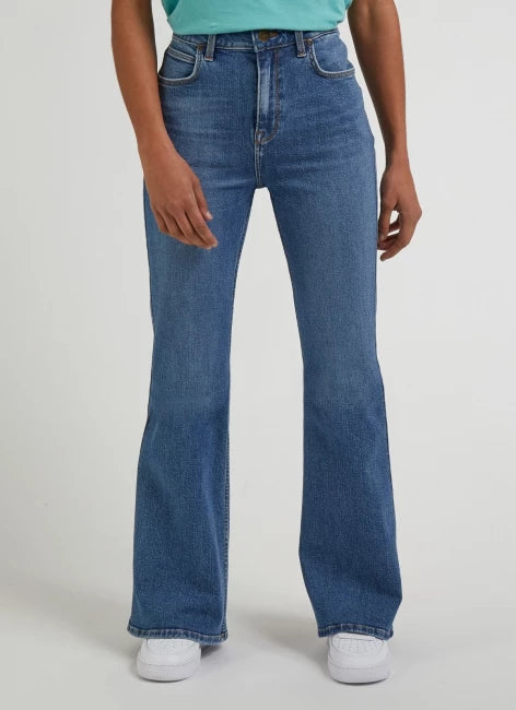 Lee Women's Blue Feels Like Indigo Breese Flare Jeans | Lee In Lebanon