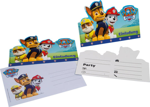 Paw Patrol Invitation Cards |Paw Patrol In Lebanon