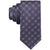 Calvin Klein Men's Mauve & Black Double-Rail Grid Neckties