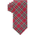 Tommy Hilfiger Men's Dark Red Royal Stuart Tartan Neckties