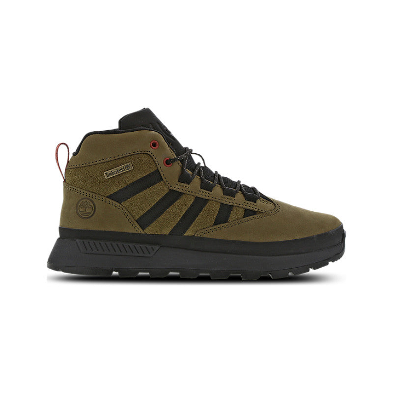 Timberland Men's Black & Khaki Green Euro Trekker Lace Up Boot|Timberland In Lebanon