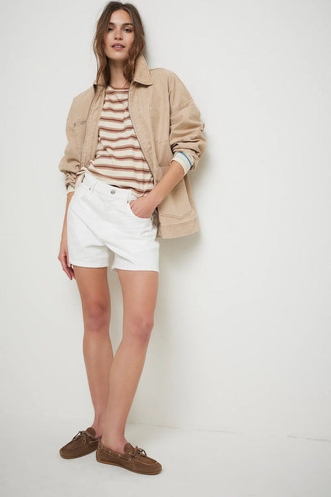 We The Free Women's White Tippi Denim Shorts | We The Free In Lebanon