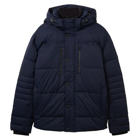 Tom Tailor Men's Navy Plus Size Puffer Jacket|Tom Tailor In Lebanon