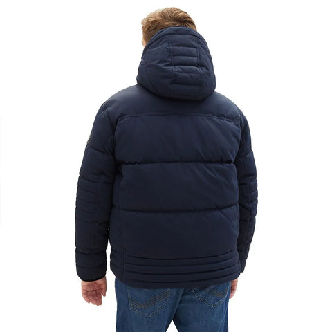 Tom Tailor Men's Navy Plus Size Puffer Jacket|Tom Tailor In Lebanon