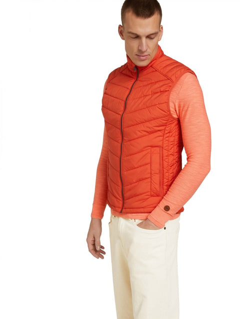 Tom Tailor Men's Red Vest | Tom Tailor In lebanon