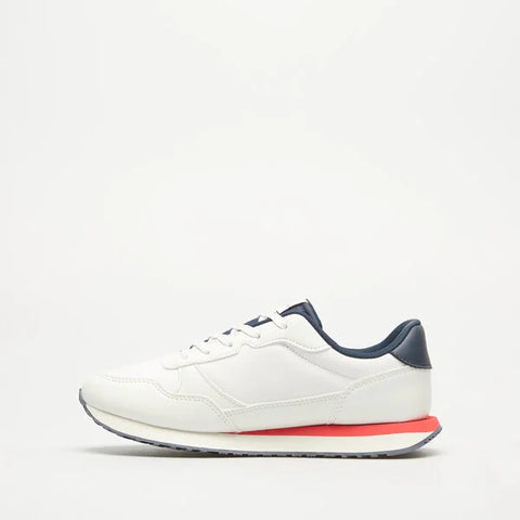 Tommy Hilfiger Women's White Flag Low Cut Lace Up Sneakers | Tommy Hilfiger In Lebanon