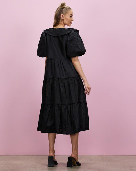 Topshop Women's Black Dress ANF874