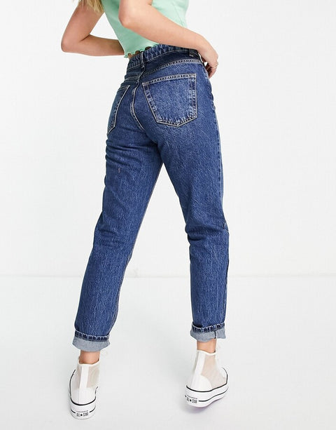 TopShop Women's Blue Jeans ANF549 (LR77)