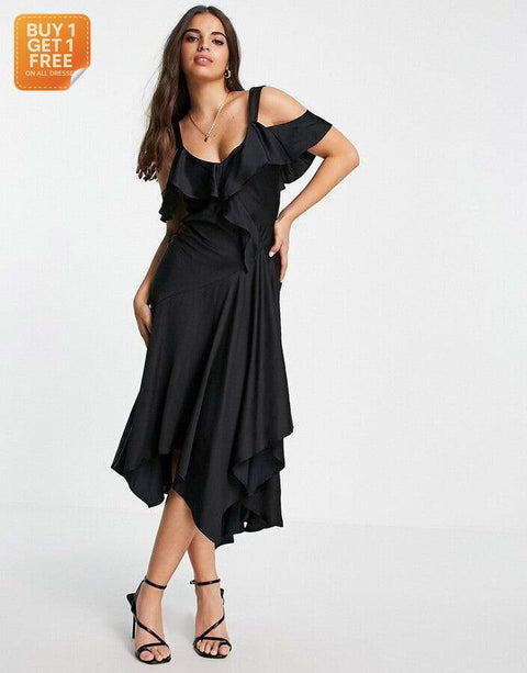 TopShop  Women's Black Dress ANF987