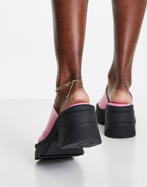 TopShop Women's Pink Heel ANS376 shr