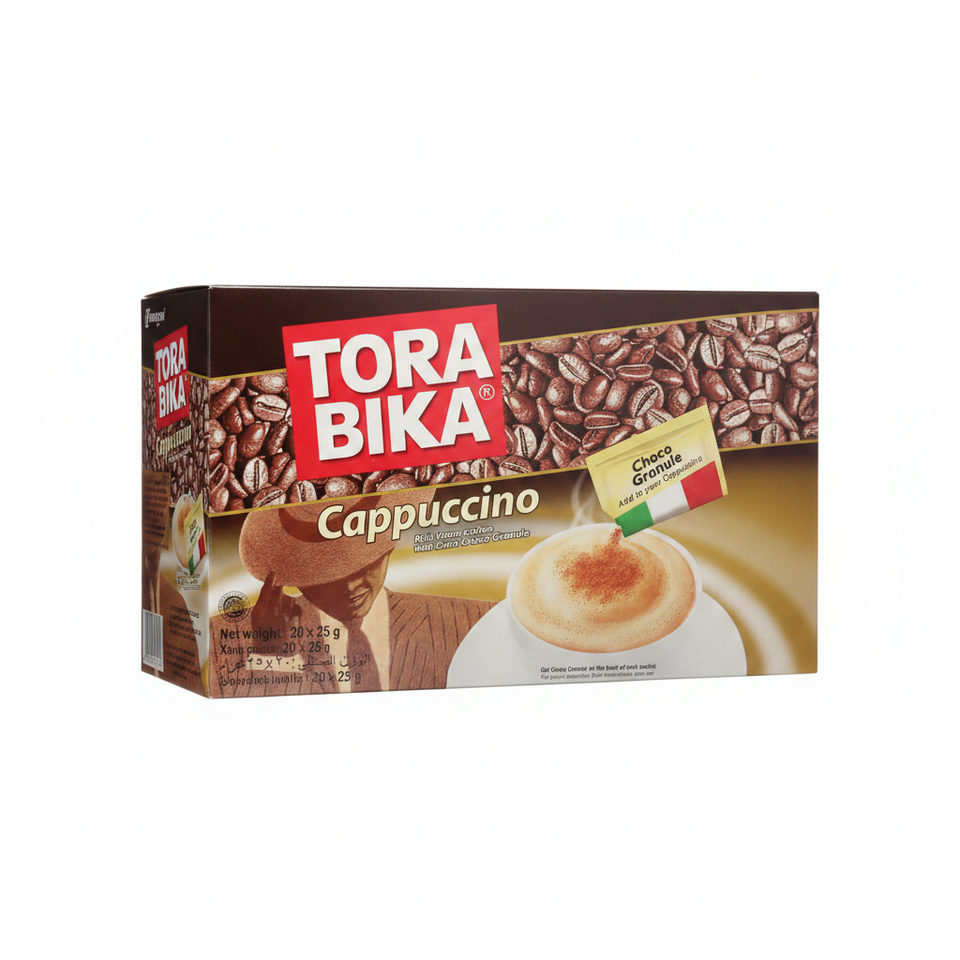 Tora Bika Cappuccino With Extra Choco Granule 20 x25g