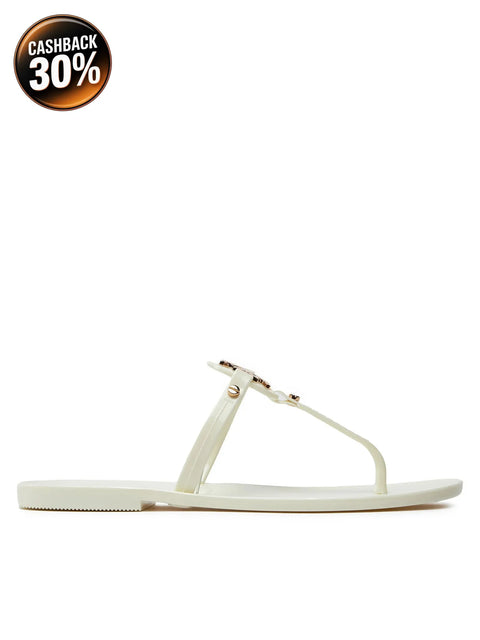 Tory Burch Ivory Mini Miller Flat Thong Sandals | Tory Burch In Lebanon