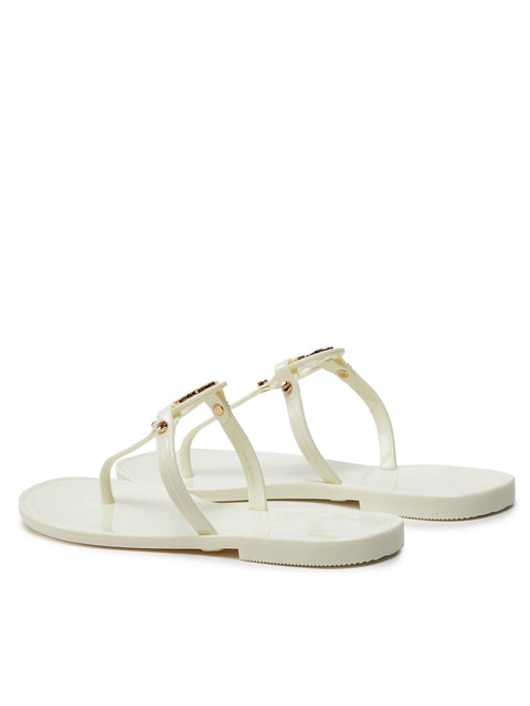 Tory Burch Ivory Mini Miller Flat Thong Sandals | Tory Burch In Lebanon