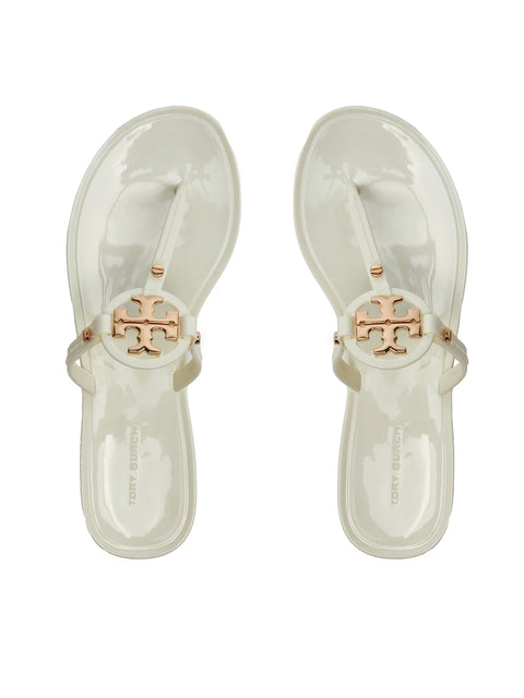 Tory Burch Ivory Mini Miller Flat Thong Sandals | Tory Burch In Lebanon