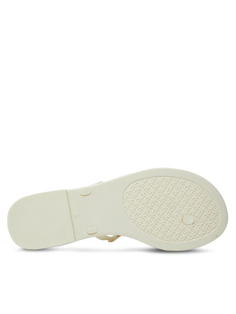 Tory Burch Ivory Mini Miller Flat Thong Sandals | Tory Burch In Lebanon