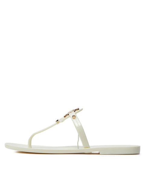 Tory Burch Ivory Mini Miller Flat Thong Sandals | Tory Burch In Lebanon