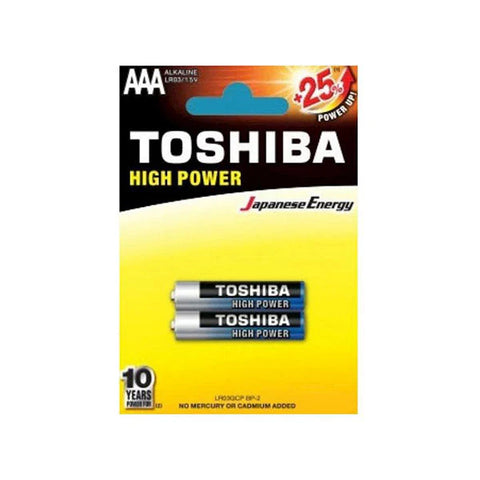 Toshiba High Power Batteries AAA 2 Pack
