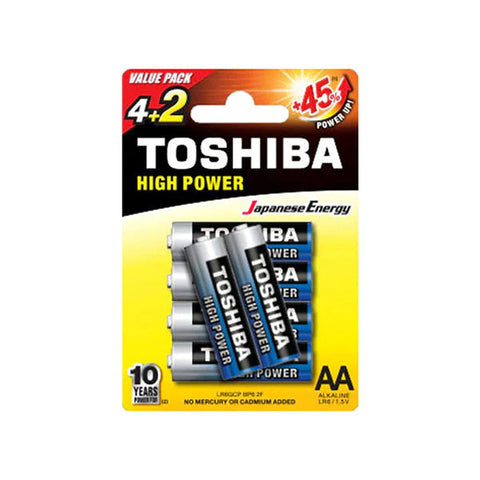 Toshiba High Power 4+2 Pieces