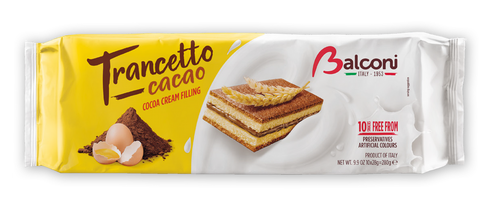 Balconi Trancetto Cacao Cocoa Cream Filling Cakes 280g| Balconi In Lebanon