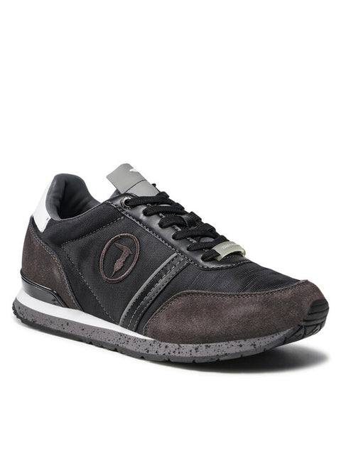 Trussardi Men's Black Fredy Mix Sneakers |Trussardi In Lebanon