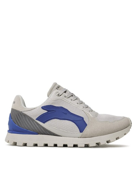 Trussardi Men's Grey-Blue Club Runner Sneakers |Trussardi In Lebanon